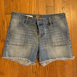 KUT denim cutoff shorts